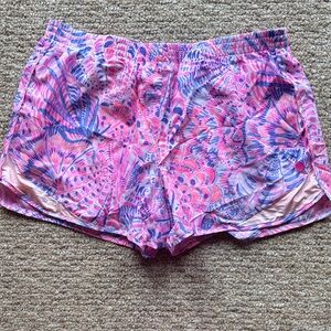 NWOT Lilly Pulitzer Pink and Purple Athletic Shorts